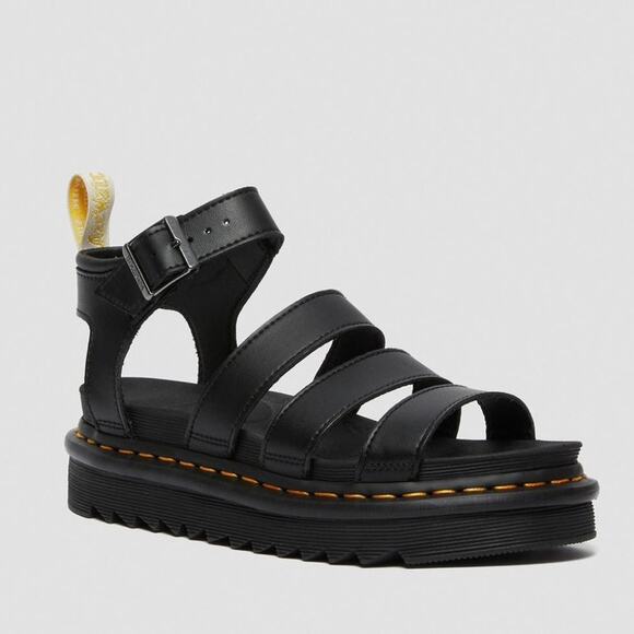 NEW Dr. Martens Vegan Blaire Felix Gladiator Flatform Sandals Black size 11 - Picture 6 of 12